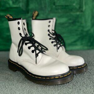 Dr. Martens 1460 White Boots - Women's 6
